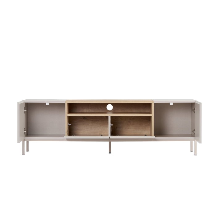 Nordure Soporte para TV Sandstone y Sapphire Oak